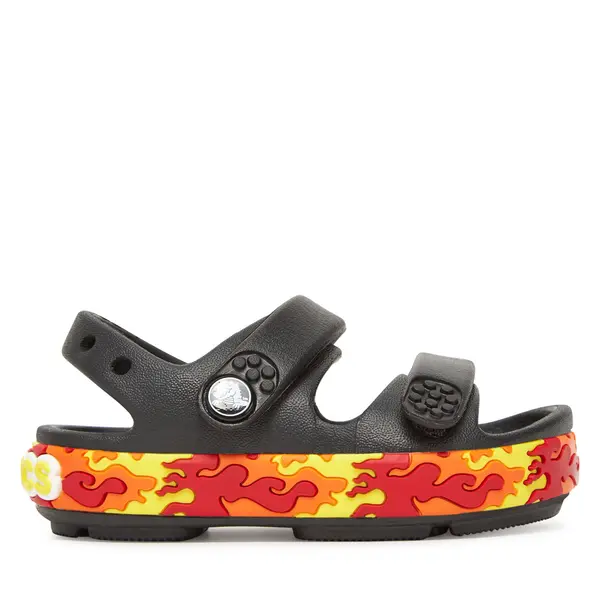 Crocs Sandale Crocs Toddler Crocband™ Cruiser Flames 211269 Crna