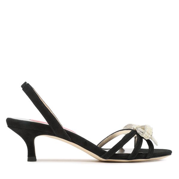 Custommade Sandale Custommade Ambla Pearl Bow 999621025 Anthracite Black 999