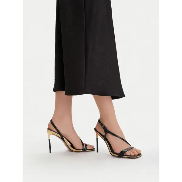 Eva Minge Sandale Eva Minge ROSEMARY-LT1520-2 Crna
