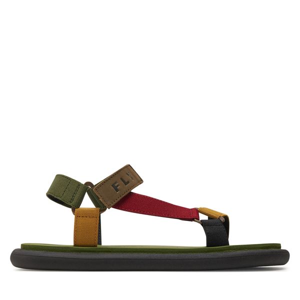 Fly London Sandale Fly London Oliefly P145072001 Military/Multicolor/Army Green