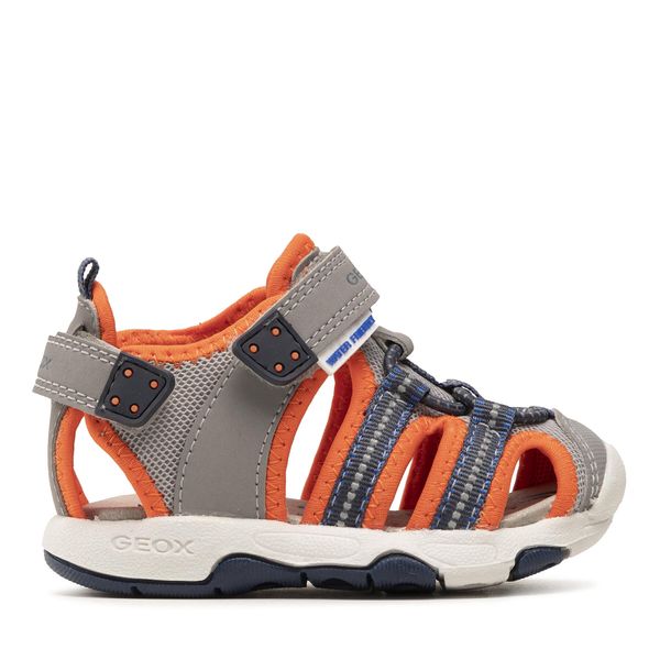 Geox Sandale Geox B S.Multy B. B B920FB 05014 C1040 M Grey/Fluo Orange