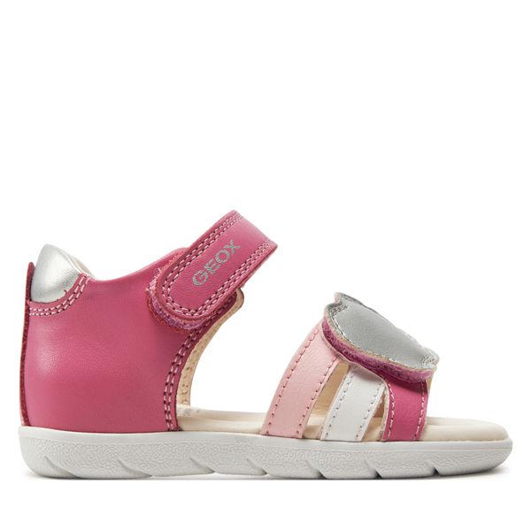 Geox Sandale Geox B Sandal Alul Girl B451YA 085NF C8217 M Dk Pink/Silver