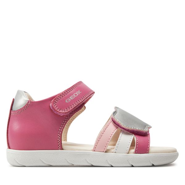 Geox Sandale Geox B Sandal Alul Girl B451YA 085NF C8217 S Dk Pink/Silver