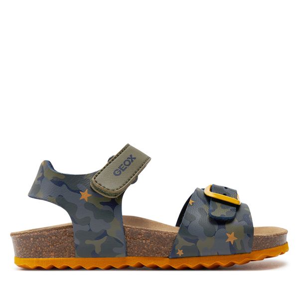 Geox Sandale Geox B Sandal Chalki Boy B922QA 00454 C3375 S Sage/Ochreyellow