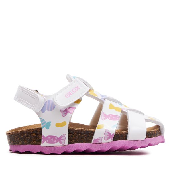 Geox Sandale Geox B Sandal Chalki Girl B452RA 000HH C0653 M White/Multicolor