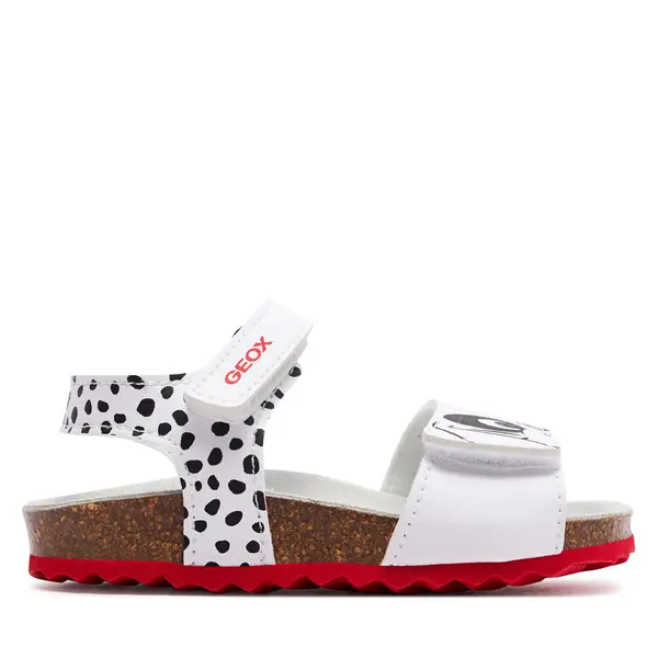 Geox Sandale Geox B Sandal Chalki Girl B452RB 0003W C0404 M Bijela