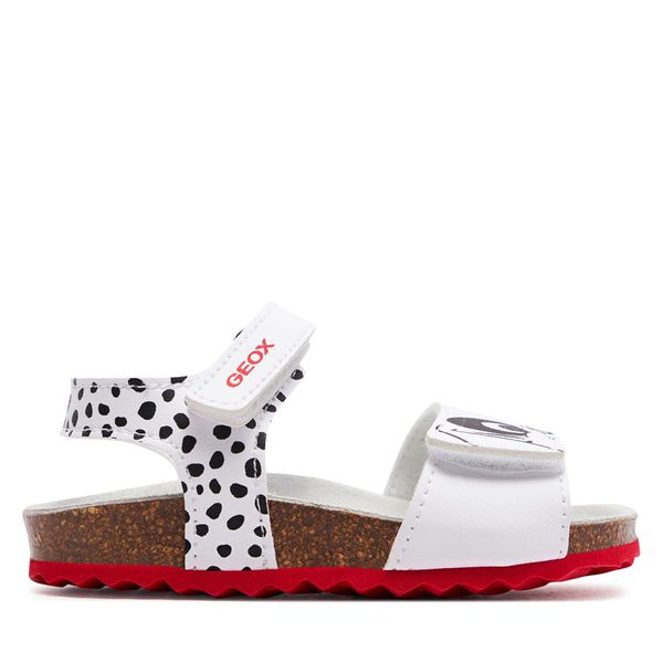 Geox Sandale Geox B Sandal Chalki Girl B452RB 0003W C0404 M White/Black