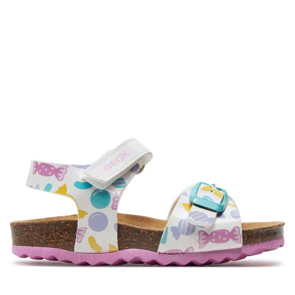 Geox Sandale Geox B Sandal Chalki Girl B922RA 000HH C0653 M Bijela