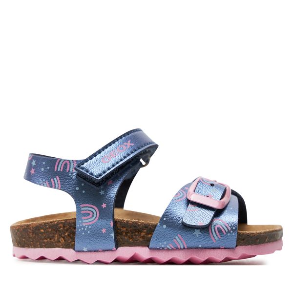 Geox Sandale Geox B Sandal Chalki Girl B922RA 000NF CF48T M Navy/Lt Pink
