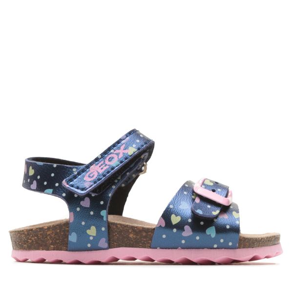 Geox Sandale Geox B Sandal Chalki Girl B922RA000NFC0694 M Navy/Pink