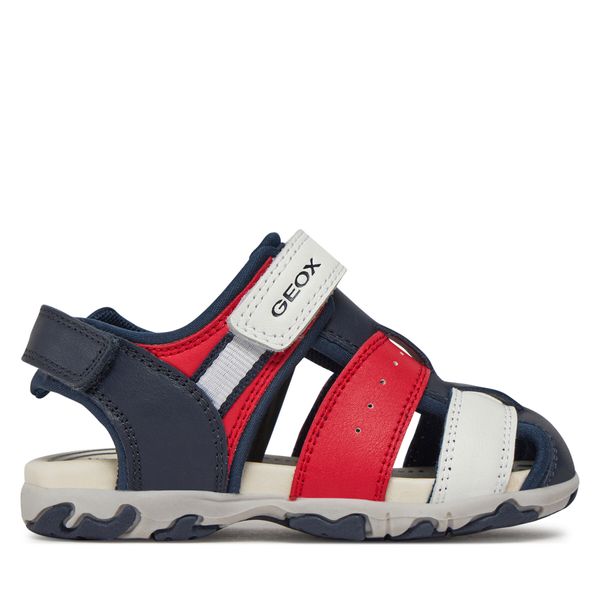 Geox Sandale Geox B Sandal Flaffee Boy B4559B 08515 C0735 S Navy/Red