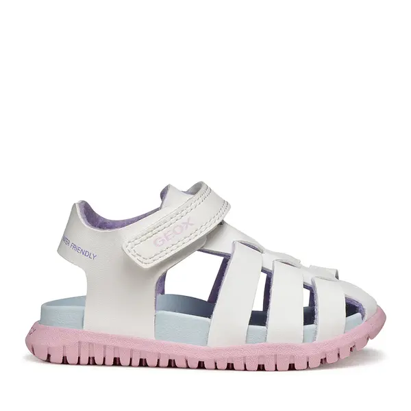 Geox Sandale Geox B Sandal Fusbetto Gi B556BA 000BC C0406 Bijela