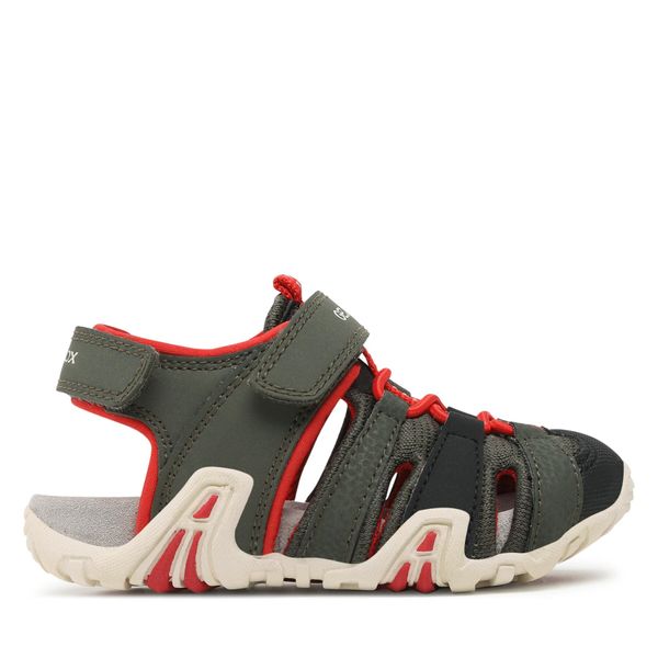 Geox Sandale Geox B Sandal Kraze B1524A0CE15C0754 S Dk Green/Red