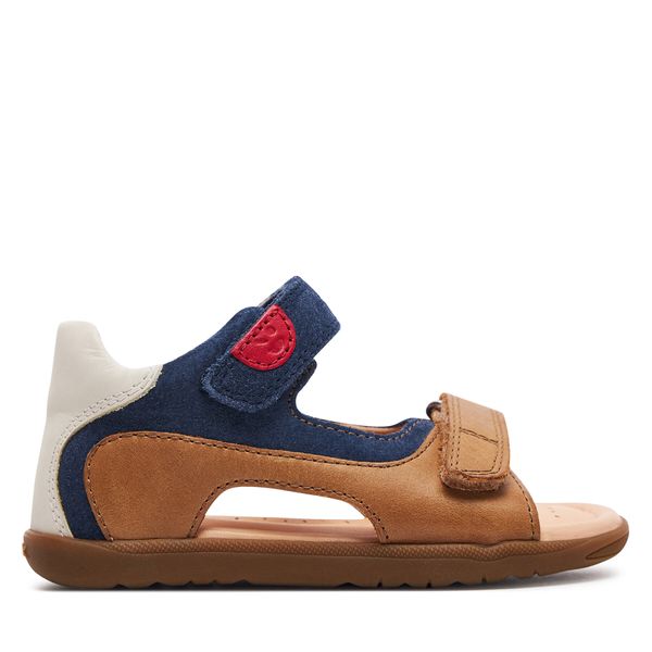 Geox Sandale Geox B Sandal Macchia Boy B454VA 0CL22 C5GF4 Caramel/Navy