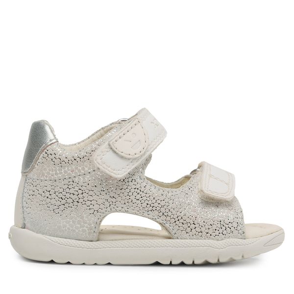 Geox Sandale Geox B Sandal Macchia Gir B254WA007NFC0626 Off White/Silver