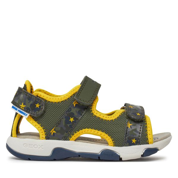 Geox Sandale Geox B Sandal Multy Boy B450FA 014CE C0629 S Military/Ochreyellow
