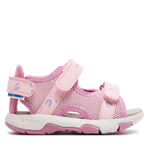 Geox Sandale Geox B Sandal Multy Girl B450DA 0ASCE C8099 M Lt Pink/Dk Pink