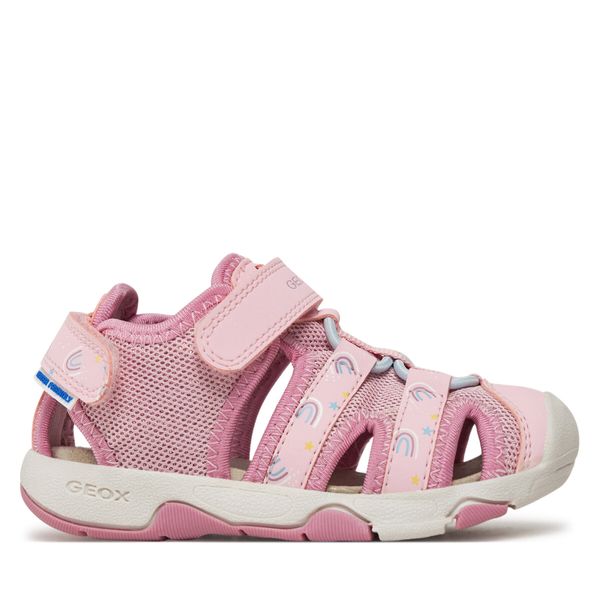 Geox Sandale Geox B Sandal Multy Girl B450DB 0ASCE C8099 S Lt Pink/Dk Pink