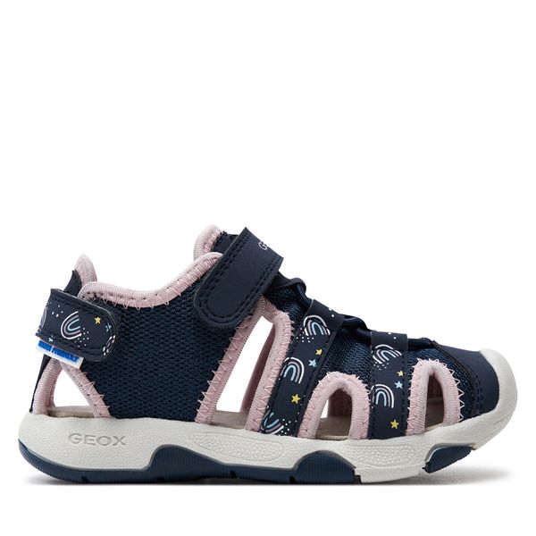Geox Sandale Geox B Sandal Multy Girl B450DB 0ASCE CF48T S Navy/Lt Pink