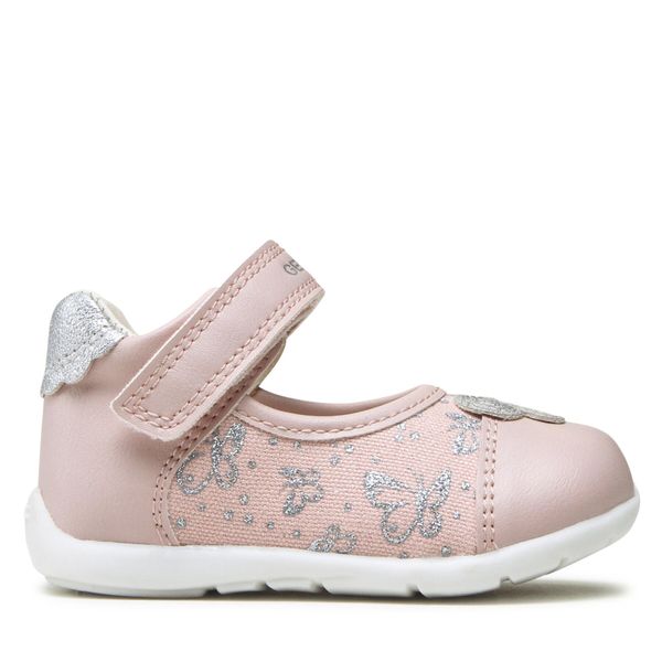 Geox Sandale Geox B Sandal Tapuz Girl B250YC0BCAWC8237 Lt Rose/Silver