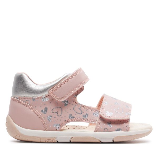 Geox Sandale Geox B Sandal Tapuz Girl B450YA 054AJ C8237 Lt Rose/Silver
