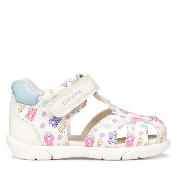 Geox Sandale Geox B Sandal Zapito Girl B556FB 05404 C0270 Bijela