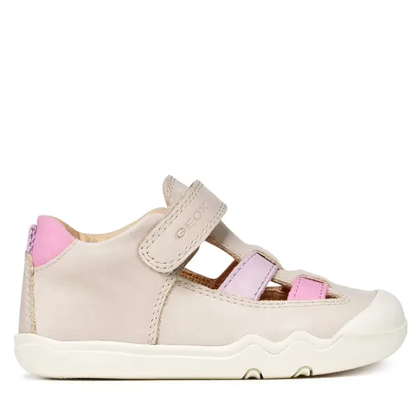 Geox Sandale Geox B Steppieup Girl B5563A 000CL C0175 Écru