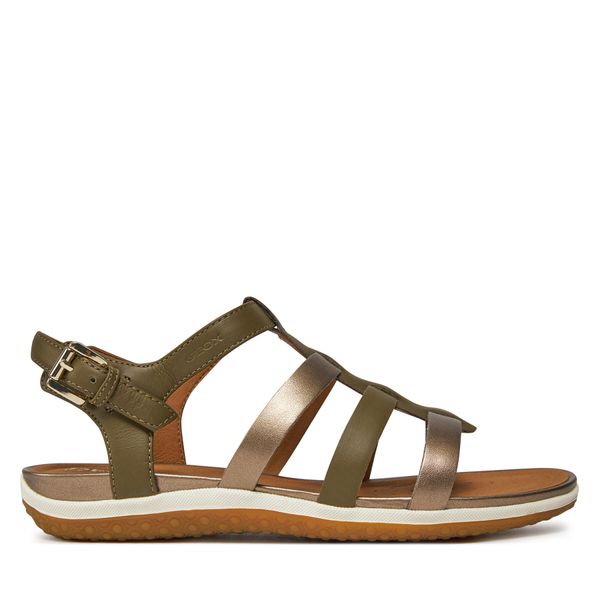 Geox Sandale Geox D Sandal Vega D72R6A 085NF CF35M Sage/Dk Beige