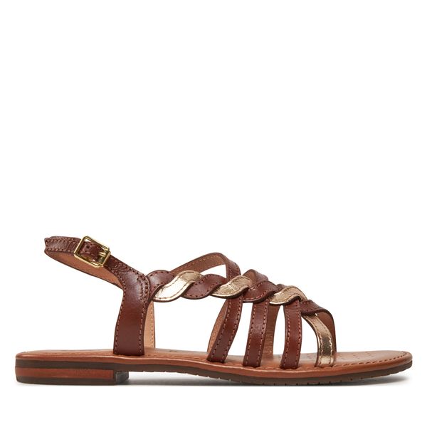 Geox Sandale Geox D Sozy S D45LXD 01JN6 C0343 Brown/Gold
