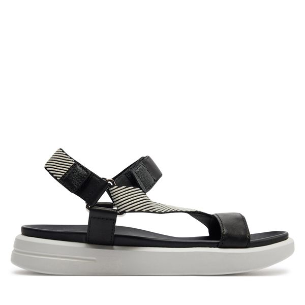 Geox Sandale Geox D Xand 2S D45PAC 04311 C9876 Black/Off White