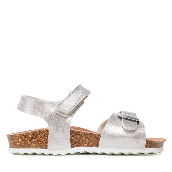 Geox Sandale Geox J Adriel Girl J028MC000BJC1007 M Silver