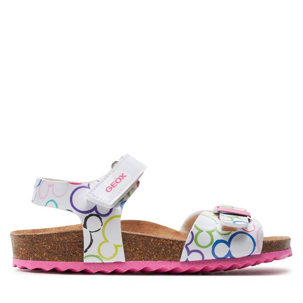 Geox Sandale Geox J Adriel Girl J158MC 000FC C0653 S White/Multicolor