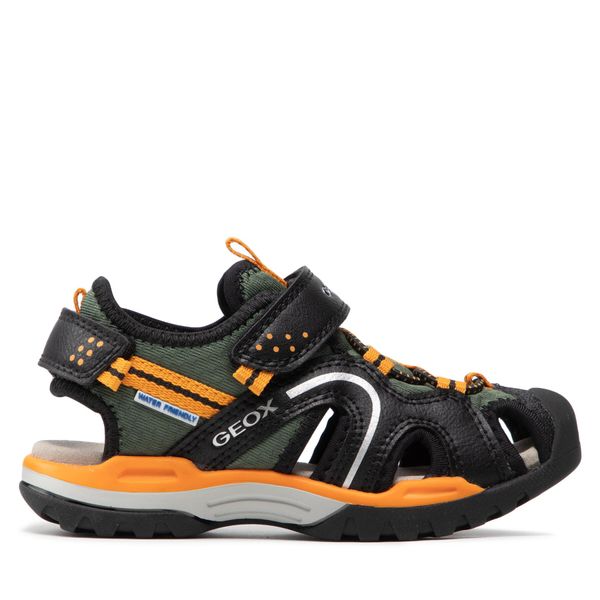Geox Sandale Geox J Borealis B.B J250RB 014ME C0038 S Black/Orange