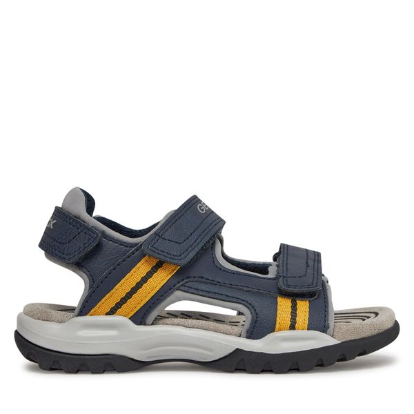 Geox Sandale Geox J Borealis Boy J450RA 015ME C0916 S Navy/Ochreyellow