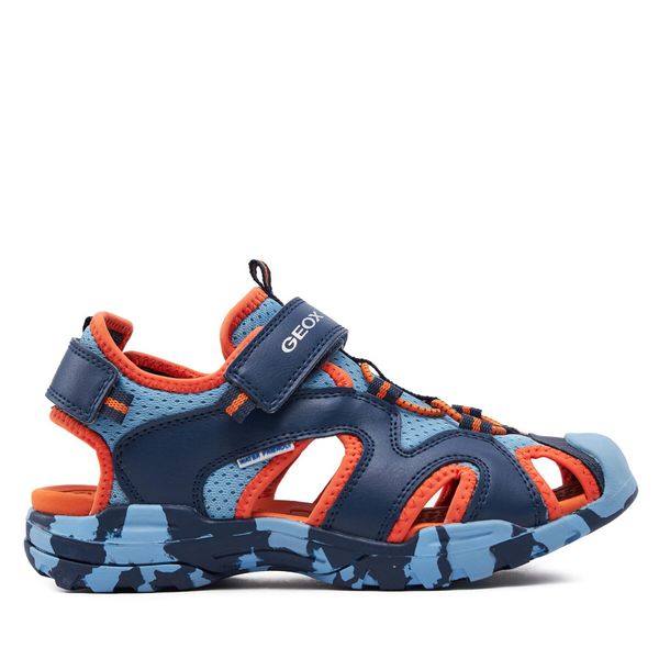 Geox Sandale Geox J Borealis Boy J450RC 014BU C0573 D Lt Blue/Orange