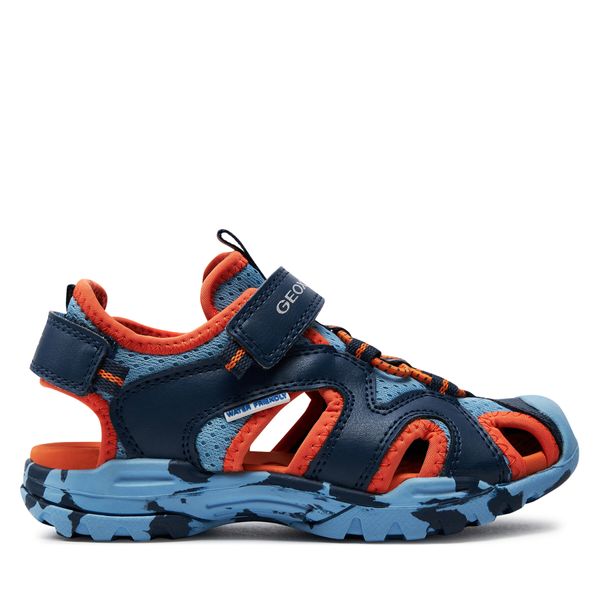 Geox Sandale Geox J Borealis Boy J450RC 014BU C0573 S Lt Blue/Orange