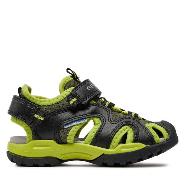 Geox Sandale Geox J Borealis Boy J450RC 014BU C0802 M Black/Lime