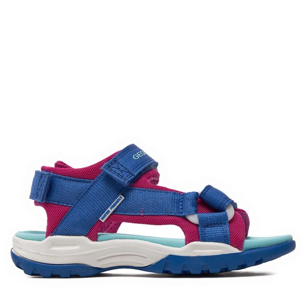 Geox Sandale Geox J Borealis Girl J450WA 01411 C4R8B S Dk Royal/Cyclamen