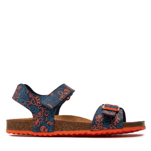 Geox Sandale Geox J Ghita Boy J028LB 0006A C0659 D Tamnoplava