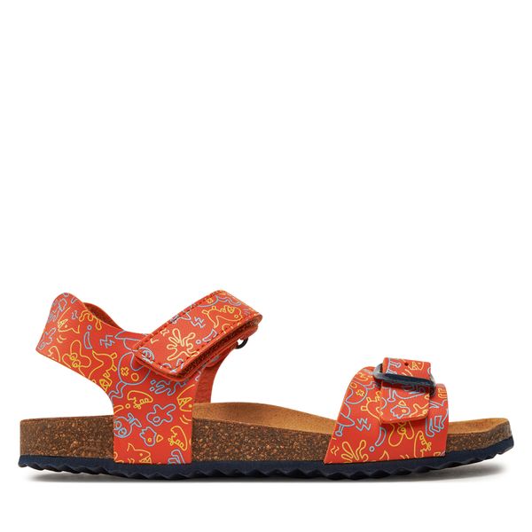 Geox Sandale Geox J Ghita Boy J028LB 0006A C0918 D Orange/Navy