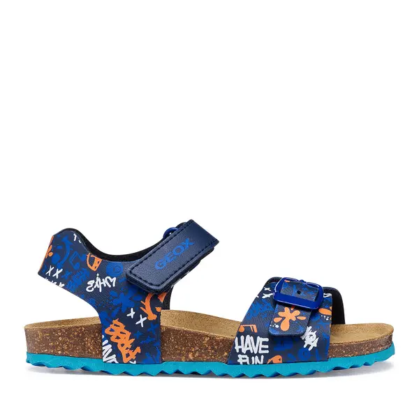 Geox Sandale Geox J Ghita Boy J028LB 06A54 C0693 D Tamnoplava