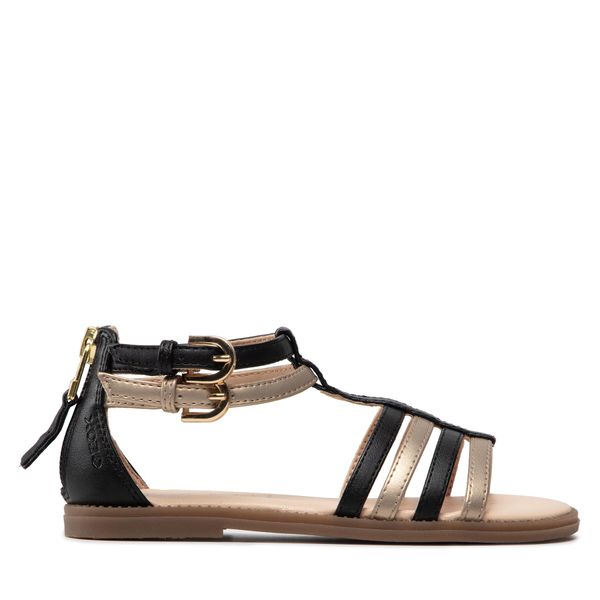 Geox Sandale Geox J S. Karly G. D J7235D 054AJ C0531 M Black/Platinum