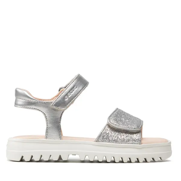 Geox Sandale Geox J S.Coralie G. B J256EB 0NFEW C1007 S Srebrna
