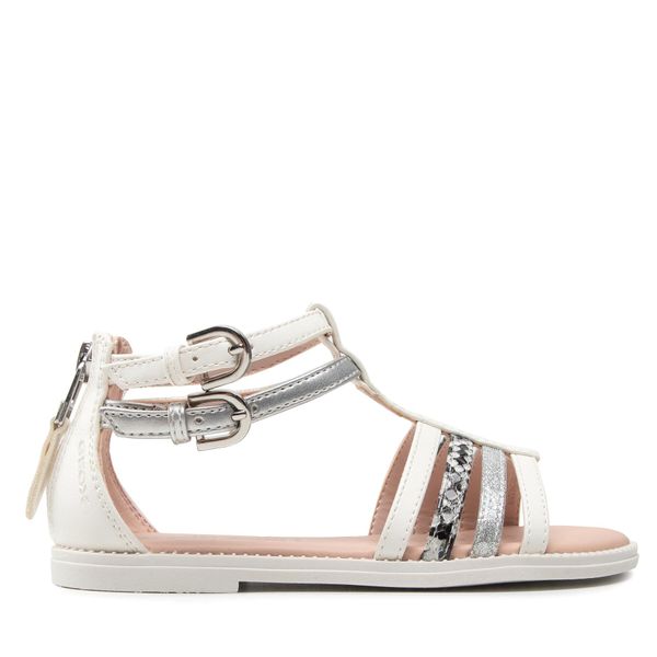 Geox Sandale Geox J S.Karly G. D J7235D 054AJ C0007 M White/Silver