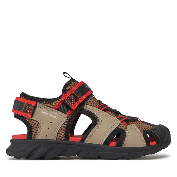Geox Sandale Geox J Sandal Airadyum Bo J45F1F 014ME C5051 S Dk Beige/Red