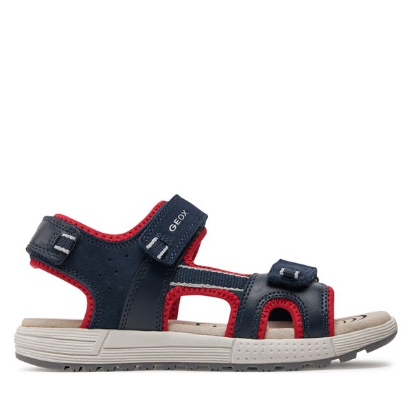 Geox Sandale Geox J Sandal Alben Boy J35AVA 01520 C0735 D Navy/Red