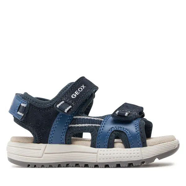 Geox Sandale Geox J Sandal Alben Boy J35AVA 01520 CF44M M Tamnoplava