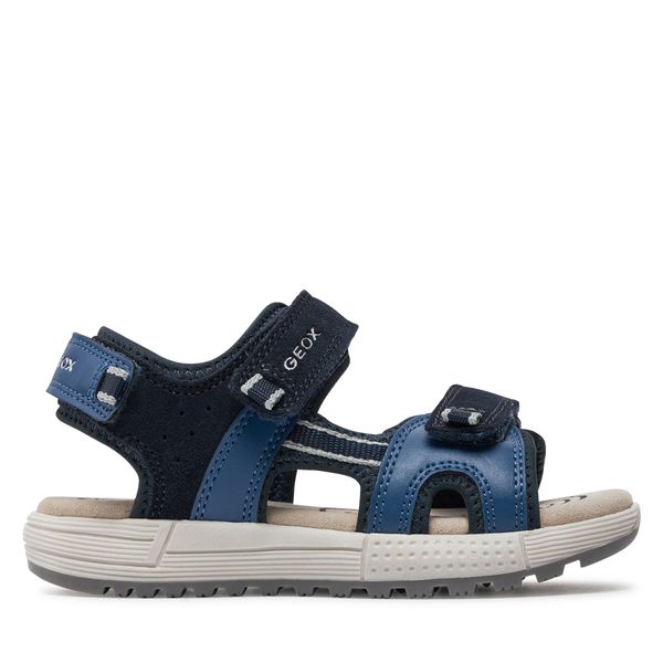 Geox Sandale Geox J Sandal Alben Boy J35AVA 01520 CF44M S Tamnoplava