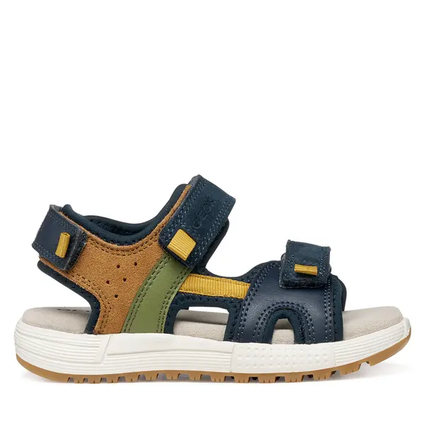 Geox Sandale Geox J Sandal Alben Boy J35AVA 01522 CF42Q S Tamnoplava