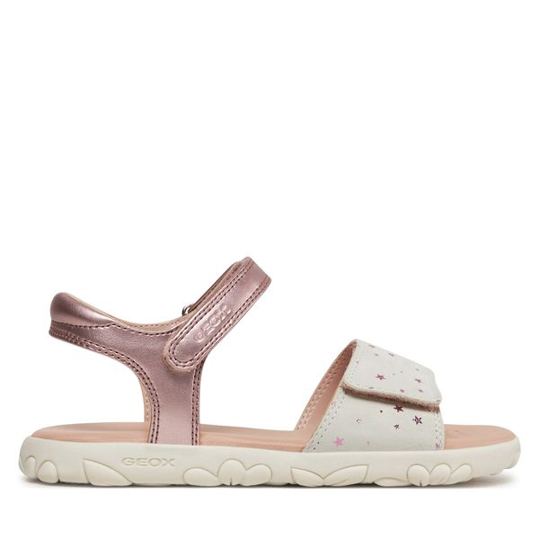 Geox Sandale Geox J Sandal Haiti Girl J028ZA 007NF C8283 D Old Rose/Off White